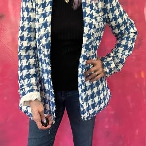 Steve Madden NWT Aruba Blue Womens blazer.